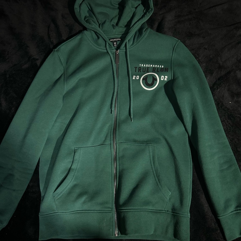 True Religion Forest Green Hoodie